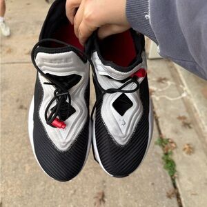 Black and White Men's Athletic Shoes